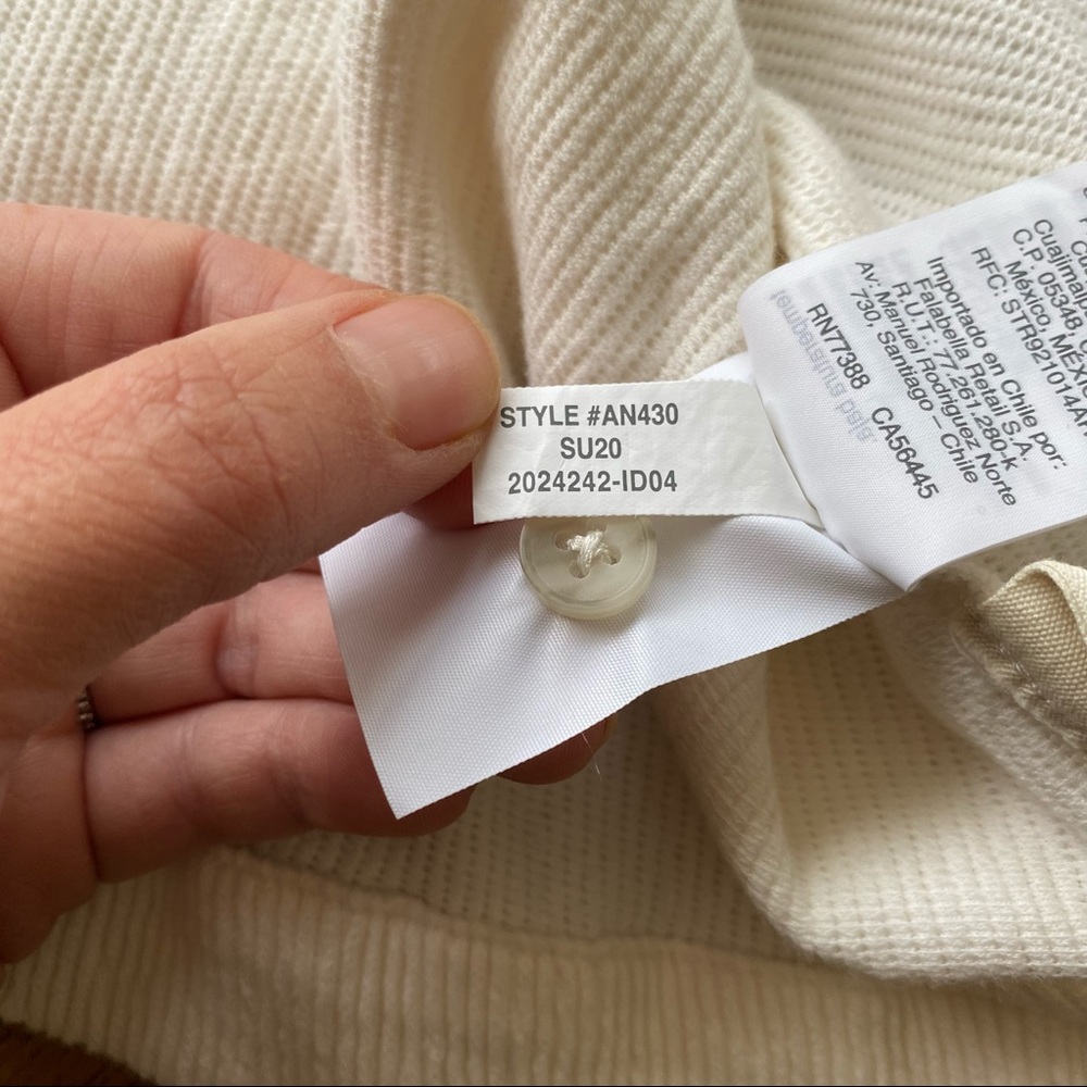 MADEWELL Ottoman Jaquard Cross back tank top - Picture 6 of 8